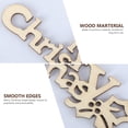 thumbnail image 3 of Gymnture christmas 20pcs Wooden Christmas Cutouts Unfinished Wood Letter Ornaments, 3 of 10