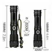 12000000Lumens Brightest LED Flashlight Rechargeable Tactical Police Work Light