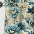 thumbnail image 2 of Designart "Serene Peony Damask" Floral Blackout Curtain Single Panel, 2 of 4