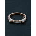 thumbnail image 2 of Imperial 10K Rose Gold 1/10Ct TDW Diamond Accent Cat Ears Meow Women's Ring, 2 of 8