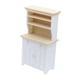 thumbnail image 2 of Gabinete de Casa de Muñecas Miniatura Estantería con Puertas de Almacenamiento para Exhibición Decoración de Cocina Sala Comedor Baño Adecuado para Af, 2 of 9