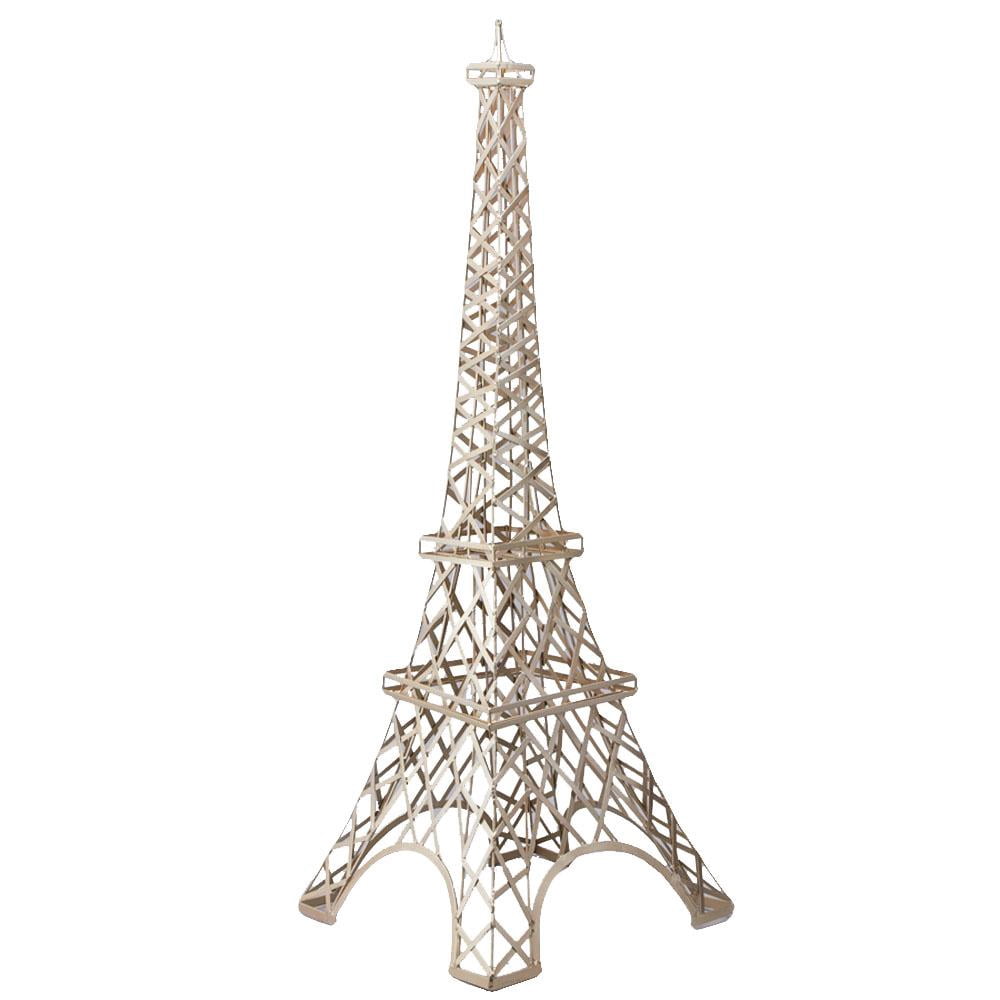 Large Metal Paris France Eiffel Tower Stand 59 Inch Gold Walmart