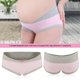 thumbnail image 4 of Ropa interior de maternidad de algodón suave y transpirable, bragas de cintura baja para mujer (rosa L), 4 of 5