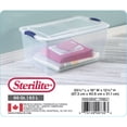 thumbnail image 4 of Sterilite 62 Liter Latch Box, Clear Plastic Storage Bin with Lid, Blue Latch, 4 of 5