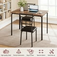 thumbnail image 3 of QinaQin Dining Table Set for 4, 5 Piece Kitchen Dining Room Table Set with Upholstered Seats, 3 of 7