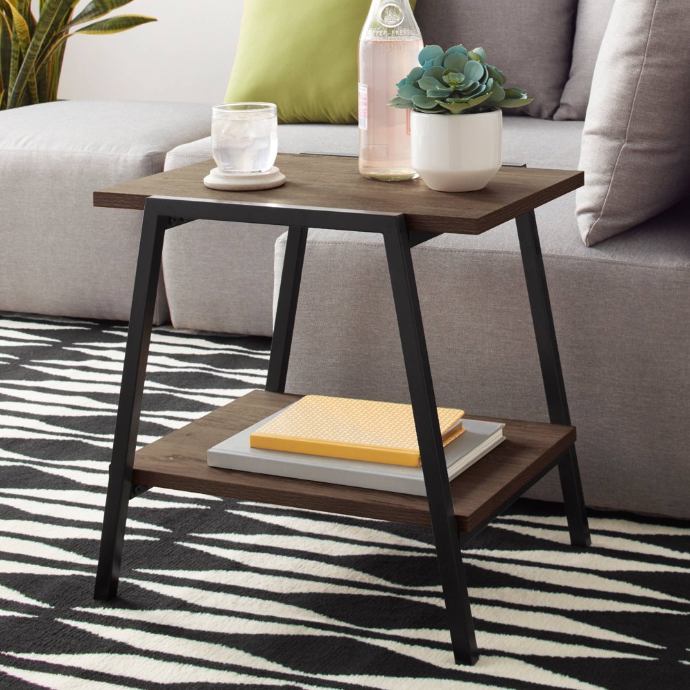 Mainstays Conrad Side Table With Shelf