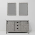 thumbnail image 5 of Lexora Home Marsyas 60" Quartz Top Double Vanity in Ash Gray, 5 of 9