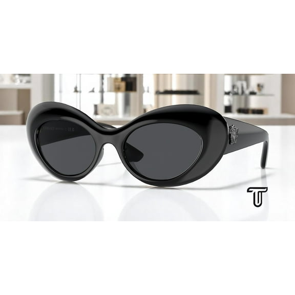 Versace 0VE4456U GB1/87 Women's Black Full Rim Frame Sunglasses