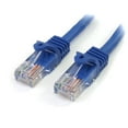 thumbnail image 4 of StarTech 1' Blue RJ-45 to RJ-45 Male/Male Cat5e UTP Snagless Patch Cable RJ45PATCH1, 4 of 5