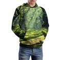 thumbnail image 5 of Forest 3d Sweatshirts Hoodie Fashion Casual Personality Men's Women Street Hoodie Pullovers Long Sleeve Comfortable Top, 5 of 6