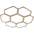 thumbnail image 2 of Ekena Millwork 40"OD x 14 1/8"ID x 3/8"T Florin Wood Fretwork Pierced Ceiling Medallion, Red Oak, 2 of 3