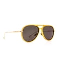 thumbnail image 2 of DIFF Eyewear Unisex Blake Brushed Gold & Grey Polarized Lens Sunglasses, 2 of 6