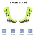 thumbnail image 4 of Calcetines de fútbol para hombre, calcetines de balón antideslizantes, almohadillas de agarre antideslizantes, 4 of 5