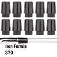 thumbnail image 4 of 24Pcs Golf Ferrules Compatible with Irons 0.370 Inch Tip Irons Shaft Golf Club Shafts Sleeve Adapter, 4 of 5