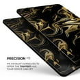 thumbnail image 3 of DesignSkinz Black & Gold Marble Swirl V7 Full-Body Skin Decal Wrap Cover for iPad Air (A1474/A1475/A1476), 3 of 4
