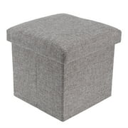 Fosa Foldable Storage Ottoman Multifunctional Storage Bench Footstool With Cove