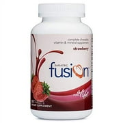 Bariatric Fusion Strawberry Complete Chewable Bariatric Multivitamin for Bariatric Surgery Patients Including Gastric Bypass and Sleeve Gastrectomy, 120 Tablets