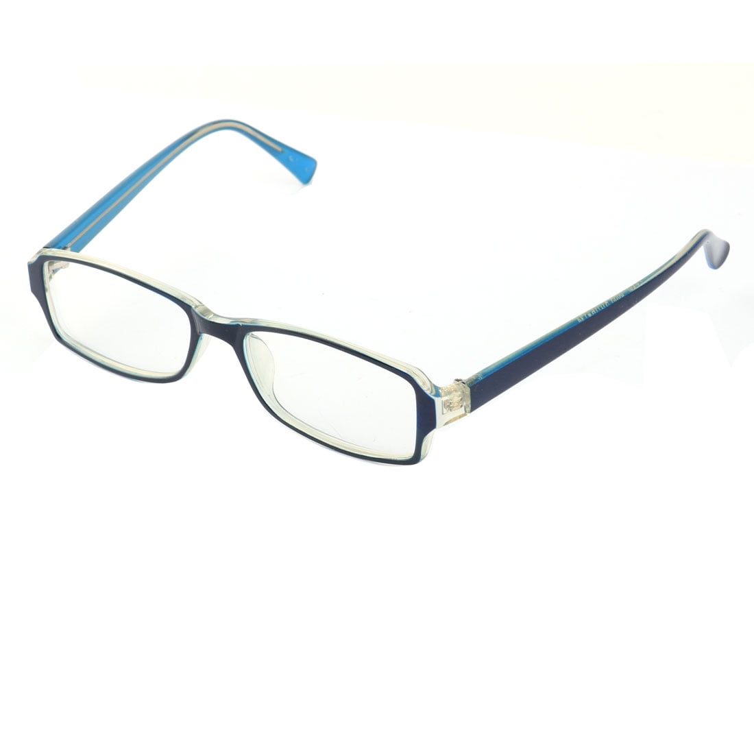 Plastic Full Frame Eyewear Spectacles Optical Plain Glasses Blue Royal
