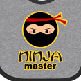 thumbnail image 4 of Inktastic Ninja Master Boys or Girls Baby Bib, 4 of 4