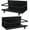 Black, variant on Magnetic Spice Rack for Refrigerator, 2 Pack Magnetic Shelf Fridge Organizer for Spice Jars, Magnet Shelves Seasoning Spice Holder with 4 Hooks for Kitchen White Board Pantry Organizers and Storage