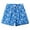 Blue, variant on Mens Swim Trunks Boho Style Print Drawstring Waist Summer With Pocket Mens Board Shorts Swimwear Blue L