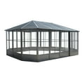 thumbnail image 1 of Sojag Korado 12 x 18 x 9 ft Dark Grey Solarium, 1 of 7