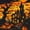 Black Orange 07, variant on Manfei Cute Highland Cow Print Twin Comforter Sets for Kids, Halloween Pumpkin Witch Hat Art Bedding Set, Black Reversible, 2-Piece, 1 Comforter and 1 Pillowcase