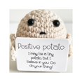 thumbnail image 3 of Likrtyny Lindo juguete patata con tarjeta positiva regalos para adultos (pequeña patata beige-P), 3 of 6