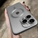 thumbnail image 2 of Luxury Plating Frosting Titanium Frame Case For IPhone 15 14 13 12 11 Pro Max Plus Clear Magsafe Magnetic Wireless Charge Cover, 2 of 5