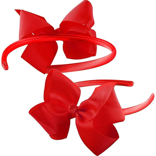 3piezas Diadema Roja Para Mujer Y Niñas, Diadema Linda, Diadema A