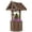 Carbonized, variant on Spaco Wood Wishing Well for Outside with Hanging Bucket, Wishing Well Planter with Drain Hole for Outdoor, Natural