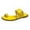 Yellow, variant on Slippers for Women,Women Summer On Casual Open Toe Solid Flat Soft Bottom Breathable Slippers Shoes Sandals,Womens Slippers,Pink,6.5