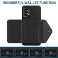 thumbnail image 6 of Allytech Galaxy A23 4G Wallet Case with Shoulder Strap, Luxury PU Leather RFID Blocking Protectve Anti-Scratch Bumper Cards Slots Magnetic Closure Phone Case Cover for Samsung Galaxy A23 4G, Black, 6 of 8