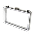 thumbnail image 2 of Premium Transparent Clear Acrylic Hard Box Clutch Bag Evening Shoulder Handbag, 2 of 5
