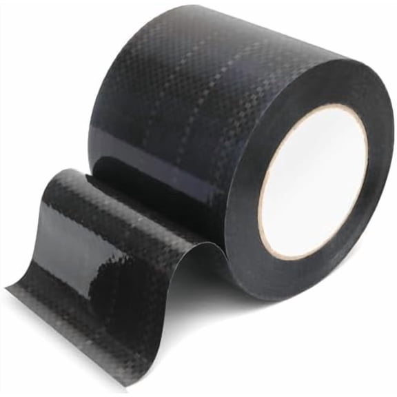 RV Underbelly Tape, Waterproof Belly Tape with Permanent, Sealing Adhesive for Mobile Home, Camper Travel Trailer, Tear Repair Patch, 4 Inch x 65 Feet, Black