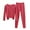 Hot Pink, variant on Womens Pajamas 2 Pack Sleepwear Sets Casual Long Sleeve Crewneck Lounge and Long Pants Set Outfit Coffee|4XL