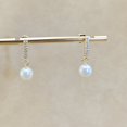 thumbnail image 3 of Yisun Yiway14K Gold Plated  Natural Freshwater Pearl Drop Earrings, Hypoallergenic Dangle Jewelry for Women, 3 of 8