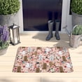 thumbnail image 2 of Poodle and Pioneer Flower Flannel Non Slip Door Rugs,Washable Door Mats Indoor,Decorative Door Mats,Dirt-Resistant and Absorbent Doormat for Entrance,Bedroom,Kitchen,Bathroom,23.5x16in(60x40cm), 2 of 5