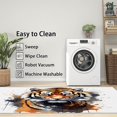 thumbnail image 3 of 2x3 Rug, Tiger Door Mat Washable Non Slip Soft for Entryway, Wild Animal Rug, Watercolor Wildlife Carpet, Tiger Home Decor & Gifts, 3 of 7