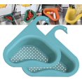 thumbnail image 1 of Drain Basket for Kitchen Sink, Triangle Sink Drain Rack Corner Kitchen Sink Strainer Basket, Multifunctional Kitchen Triangle Sink Filter, 1 of 7