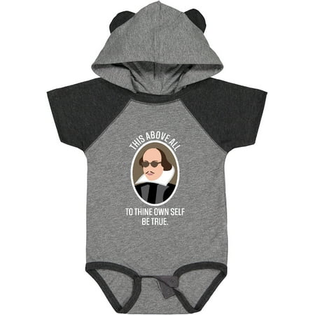 

Inktastic To Thine Own Self Be True Shakespeare Gift Baby Boy or Baby Girl Bodysuit