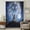 Blue, Amber, Black, variant on Aesthetic Owls Sheer Curtains 72 Inches Long for Living Room, Black Forest Moon Night Purple Light Filtering Privacy Drapes, Breathable Semi Sheer Window Treatment for Bedroom Dining Room