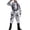 Silver, variant on HXWCHs for Kids and Adults - Space Astronaut Carnival Performance Outfit in Style for Events and Themed Parties L Silver