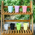 thumbnail image 5 of Hariumiu Garden Multi Fleshed Colorful Plastic Flower Pot with Tray, Small Square Flower Plates, Multi Fleshed Plant Pots, Cost-Effective Square Pots, 5 of 11