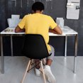 thumbnail image 4 of Set de 4 Sillas Modernas Idea Nuova Eames Minimalista color Negro, 4 of 11