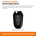 thumbnail image 4 of Funda protectora para llave de coche de cuero de aleación de zinc para Citroën C1 C2 C4 C6 C3-XR Picasso Grand DS3 DS5, accesorios para coche, 4 of 5