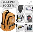 thumbnail image 7 of Jeiento Capybara Kids Backpack 17 Inch Kawaii School Backpack for Girls for Elementary Ages 9-12, Orange Breathable School Bag with Padded Tablet Sleeve & Multi-Pockets, 7 of 7