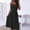 Black, variant on Lisbinx Dresses for Women 2025 Sleeveless Crew Neck Solid Bodycon Tank Dresse Beachwear Regular Fit Beachwear Linen Comfy for Photos