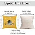 thumbnail image 5 of Sunshine Summer Sunflower Pillow Covers 18x18'''' Yellow Farmhouse Decor Pillows Cushion Cover Black White Buffalo Plaid with Spring Sunflowers Throw Pillow Cases for Sofa Couch,18''''x18'''', 5 of 6
