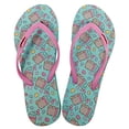 thumbnail image 2 of Pusheen Cat Cute Womens Flip Flops Casual Summer Slippers (Medium (7/8 US), Mermaid), 2 of 3